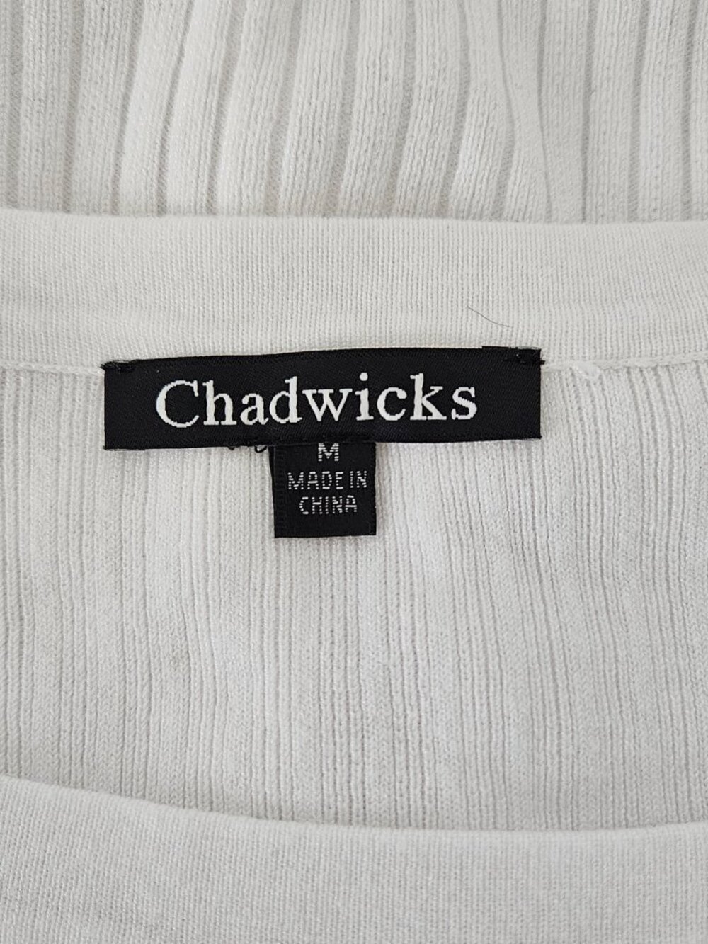 Chadwicks Ribbed Square Neck Ruffle Sleeve Pullover Sweater - Picture 9 of 10
